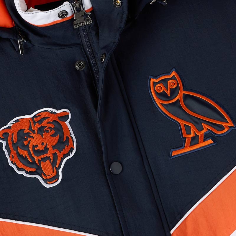 Chicago Bears OVO Sideline Puffer Jacket - Image 5