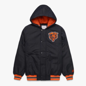 Chicago Bears Black Hooded Jacket