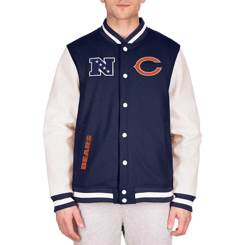 Chicago Bears Third Down Varsity Jacket - Image 4