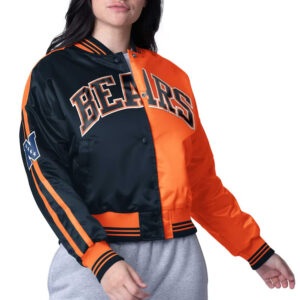 Chicago Bears Zone Blitz Navy/Orange Jacket