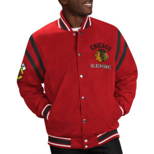 Chicago Blackhawks Red Tailback Jacket