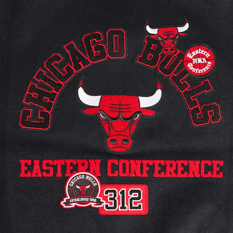 Chicago Bulls Area Code Classic Rib Varsity Jacket - Image 7