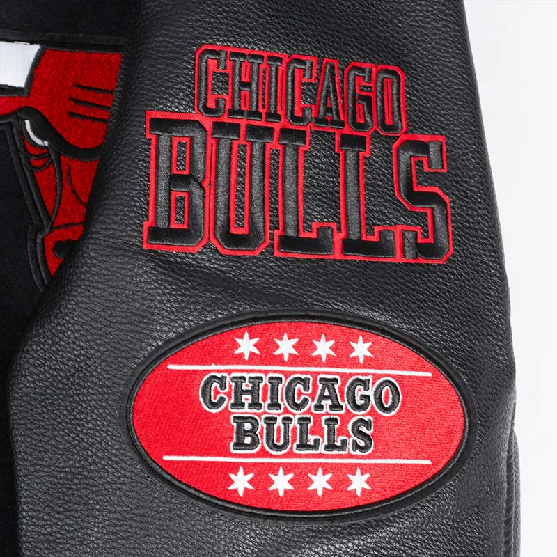 Chicago Bulls Area Code Classic Rib Varsity Jacket - Image 8