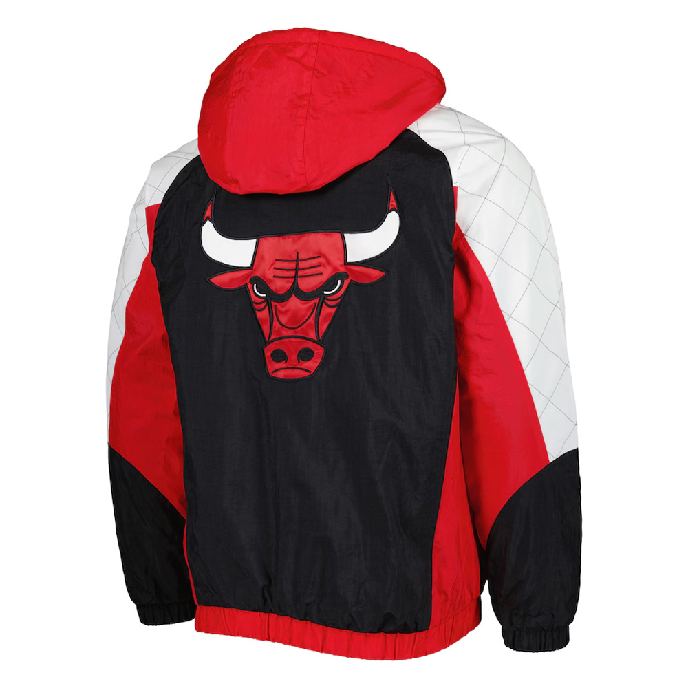 Chicago Bulls Body Check Half-Zip Hooded Jacket - Image 2