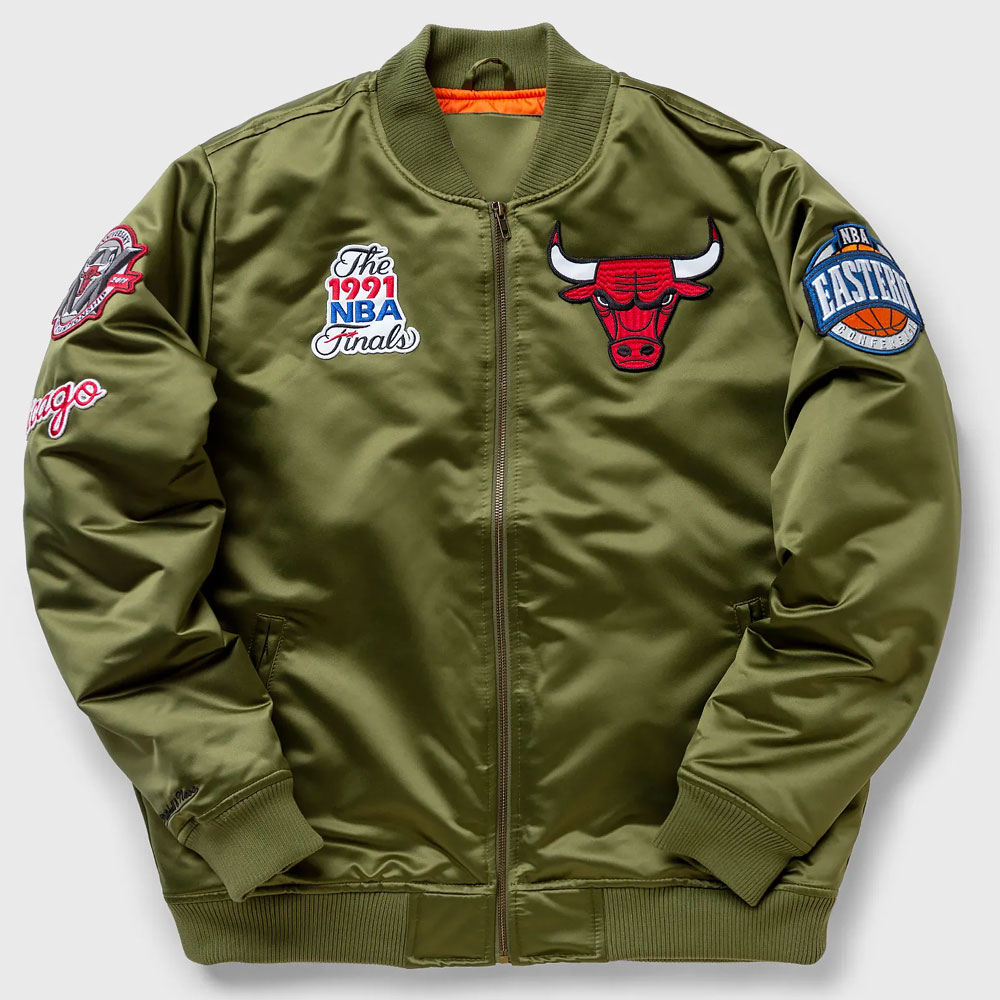 Chicago Bulls Flight Satin Jacket
