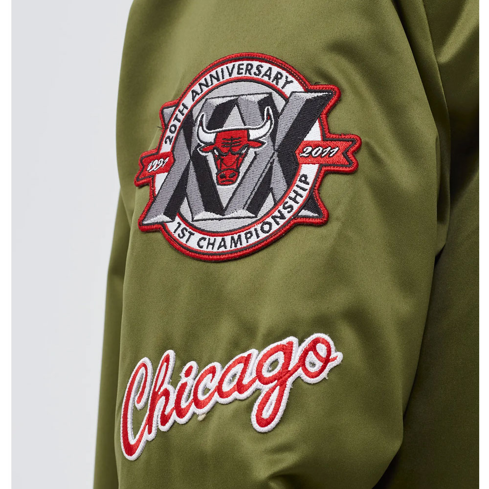 Chicago Bulls Flight Satin Jacket - Image 9