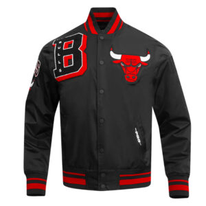 Chicago Bulls Mashup Classic Rib Satin Jacket