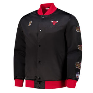 Chicago Bulls OG 3.0 Lightweight Black Satin Jacket
