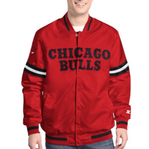 Chicago Bulls Scout Varsity Satin Jacket