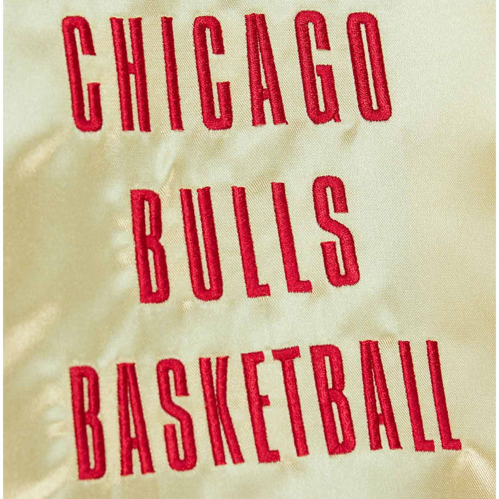 Chicago Bulls Team OG 2.0 Gold Satin Jacket - Image 6
