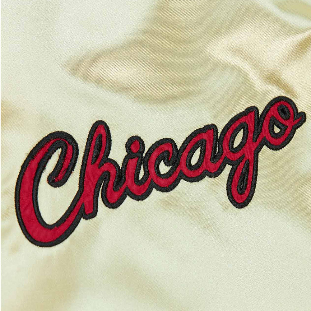 Chicago Bulls Team OG 2.0 Gold Satin Jacket - Image 8