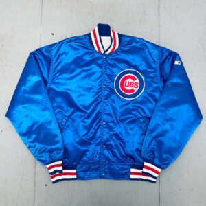 1980s Chicago Cubs Blue Bomber Jacket
