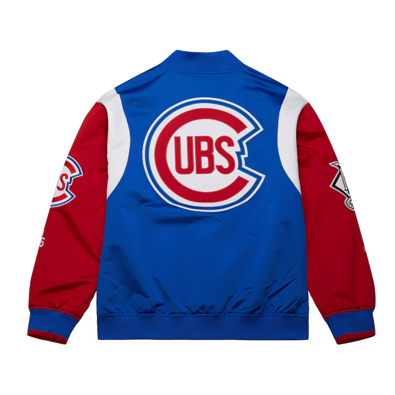 Chicago Cubs Cooperstown Team Origins Satin Jacket - Image 5