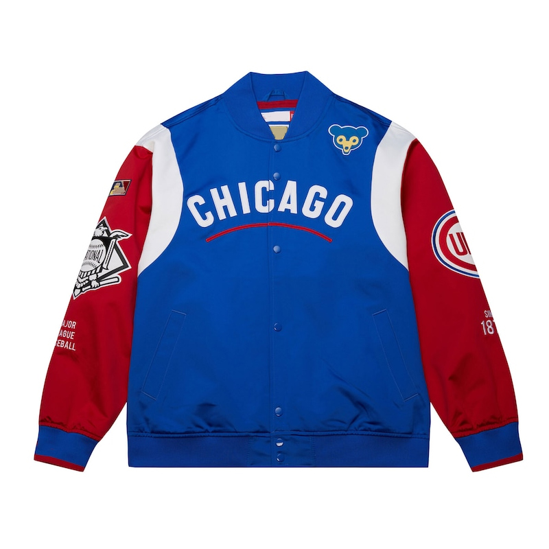 Chicago Cubs Cooperstown Team Origins Satin Jacket - Image 4