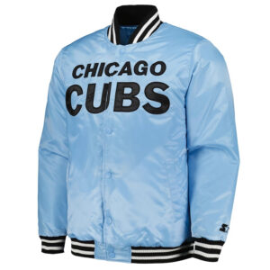 Chicago Cubs Bronx Fashion Light Blue Jacket