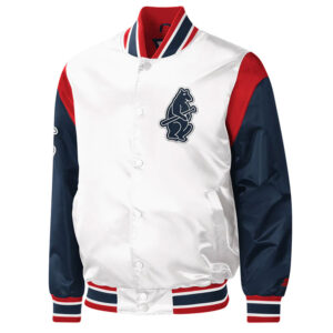 Chicago Cubs Force Play Varsity Satin Jacket