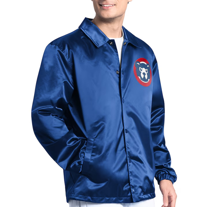 Chicago Cubs Point Man Coaches Royal Jacket