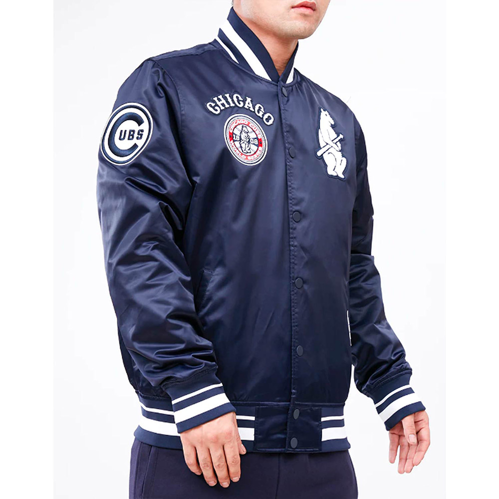 Chicago Cubs Retro Classic Rib Jacket - Image 6