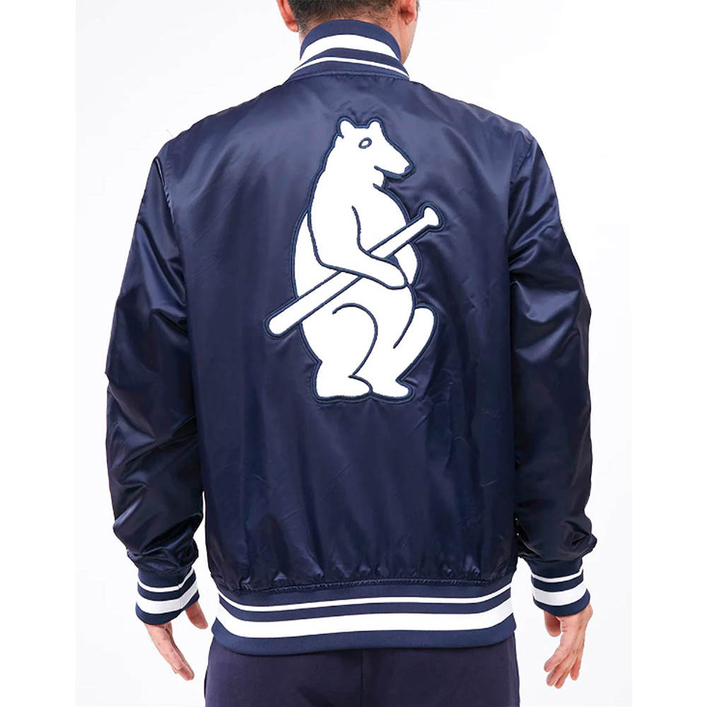 Chicago Cubs Retro Classic Rib Jacket - Image 4