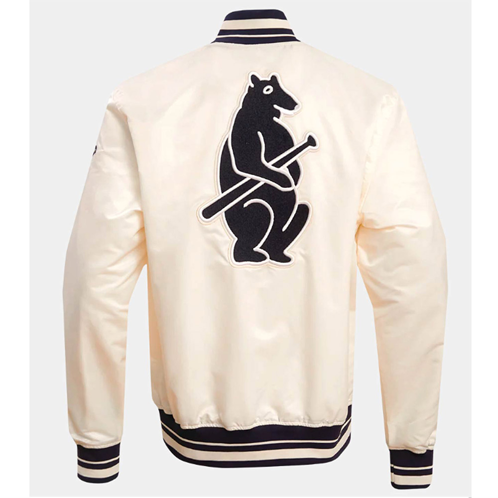 Chicago Cubs Retro Classic Rib Jacket - Image 3