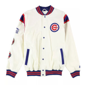 World Series Champions Chicago Cubs Off White Jacket