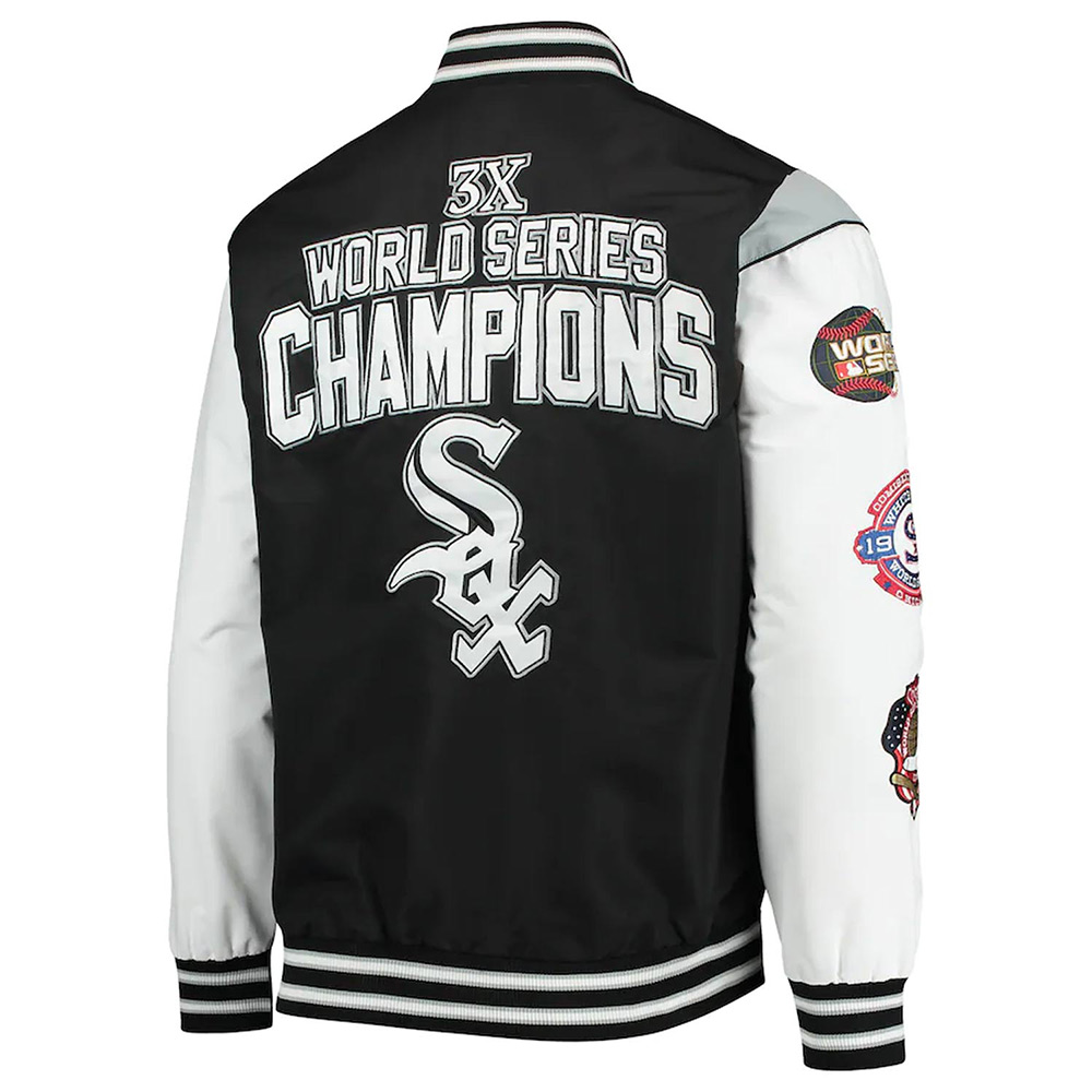 Chicago White Sox Commemorative Black/White Jacket - Image 2