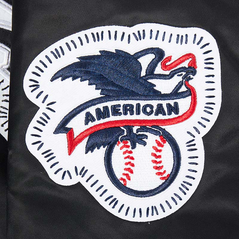 Chicago White Sox Diy Pick Stitch Classic Rib Satin Jacket - Image 8