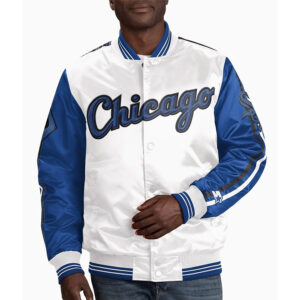 Chicago White Sox Striped Satin Jacket