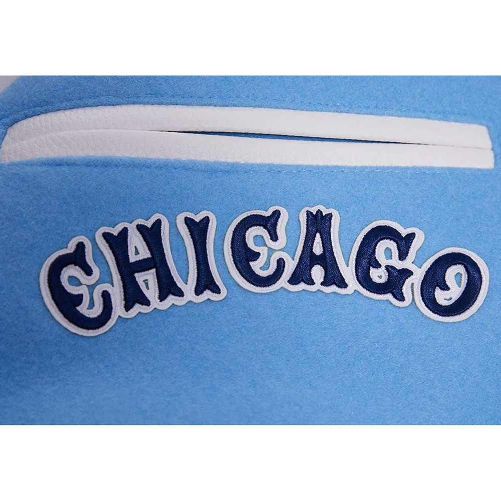Chicago White Sox Retro Classic Rib Varsity Jacket - Image 9