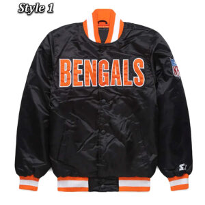 Blackout Cincinnati Bengals Jacket