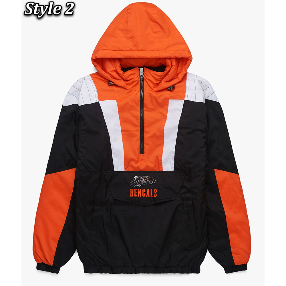 Cincinnati Bengals Pullover Jacket - Image 2