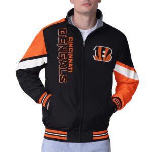 Cincinnati Bengals Strong Arm Black Full-Zip Jacket