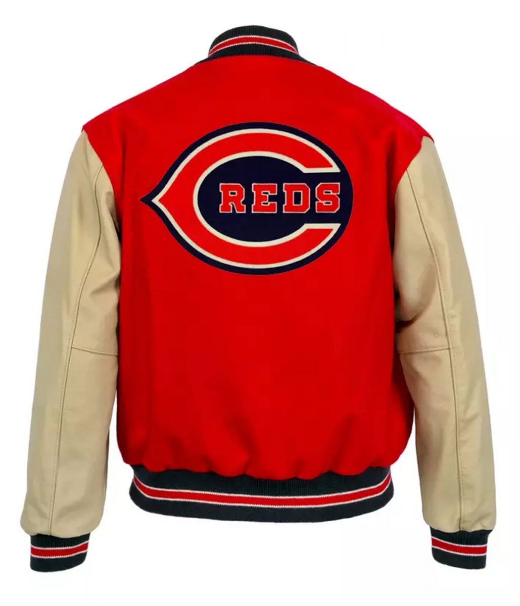 1940 Cincinnati Reds Varsity Red Jacket - Image 2