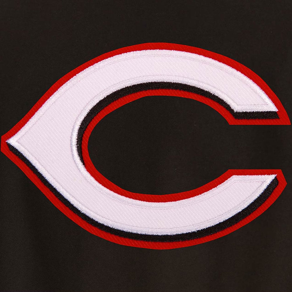Cincinnati Reds Black Varsity Jacket - Image 4
