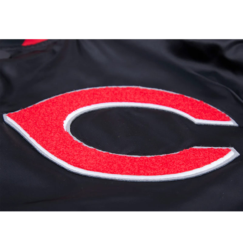 Cincinnati Reds Mashup Classic Rib Satin Jacket - Image 7