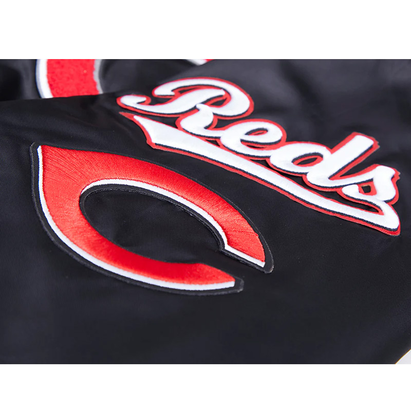Cincinnati Reds Mashup Classic Rib Satin Jacket - Image 10