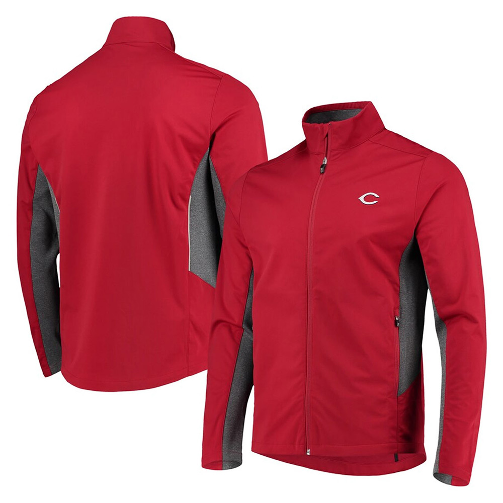 Navigate Cincinnati Reds Red Polyester Jacket - Image 3