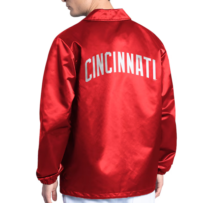Cincinnati Reds Point Man Coaches Red Jacket - Image 2