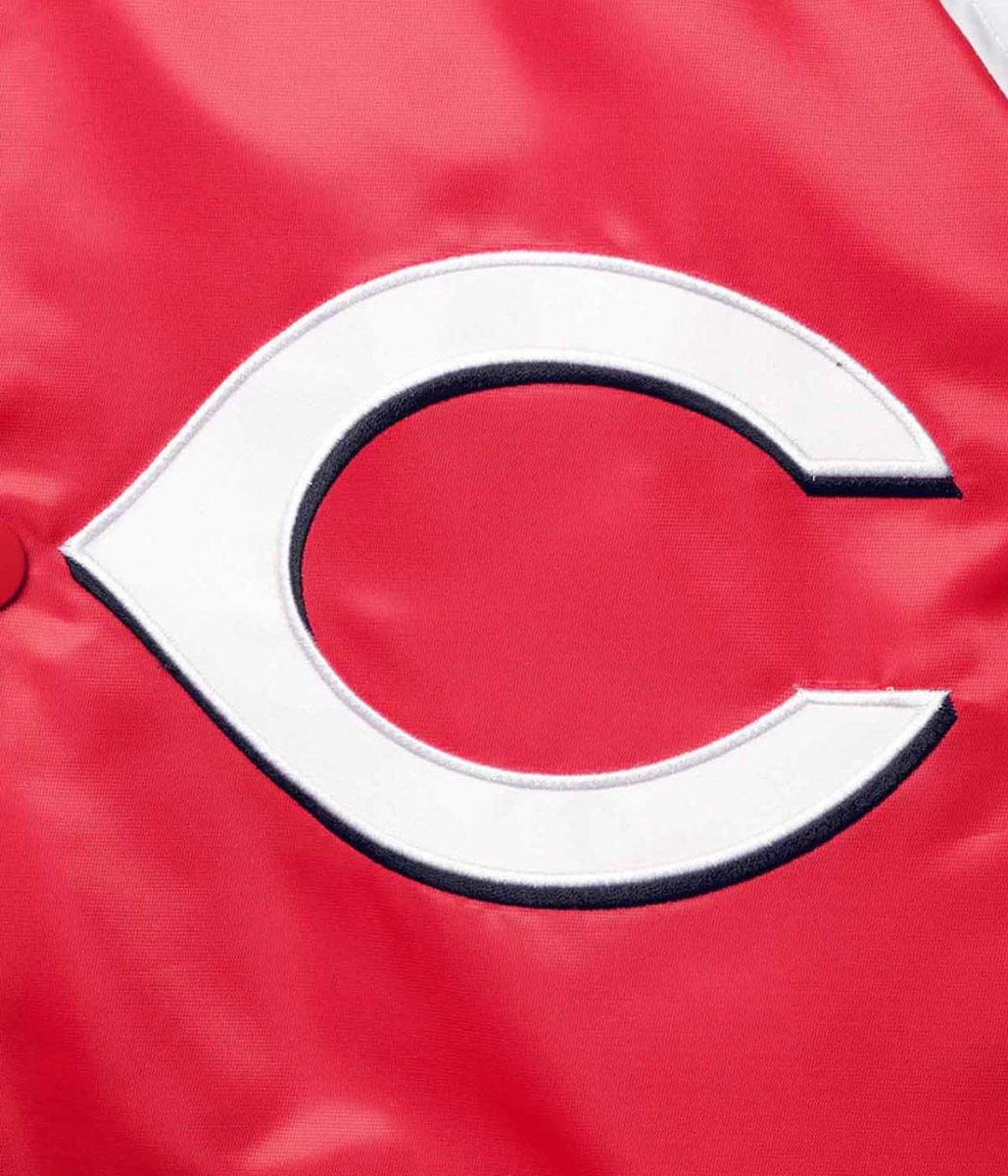 Cincinnati Reds Reliever Raglan Full-Snap Jacket - Image 4