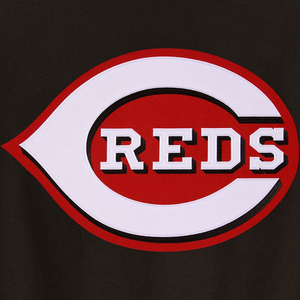 Cincinnati Reds Black Varsity Jacket - Image 5
