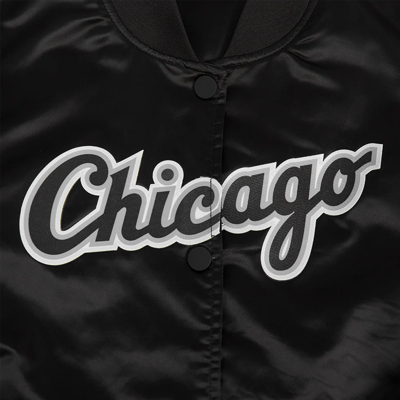 Classic Chicago White Sox Satin Jacket - Image 9