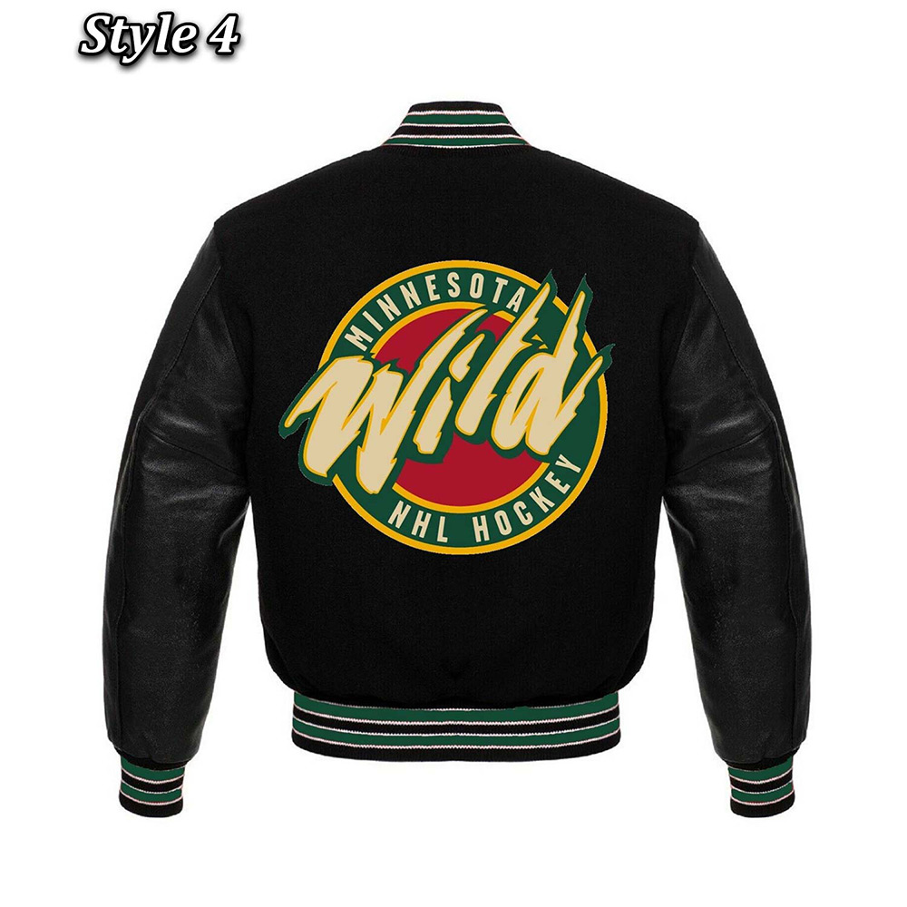 Minnesota Wild Classic Varsity Jacket - Image 13