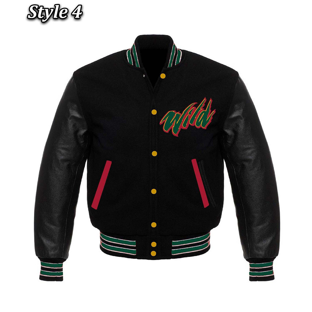 Minnesota Wild Classic Varsity Jacket - Image 4