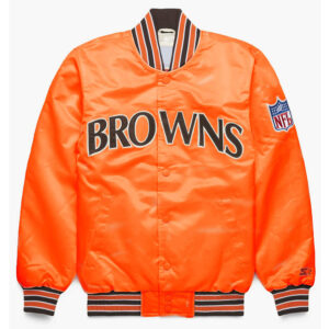 90's Cleveland Browns Bomber Satin Jacket
