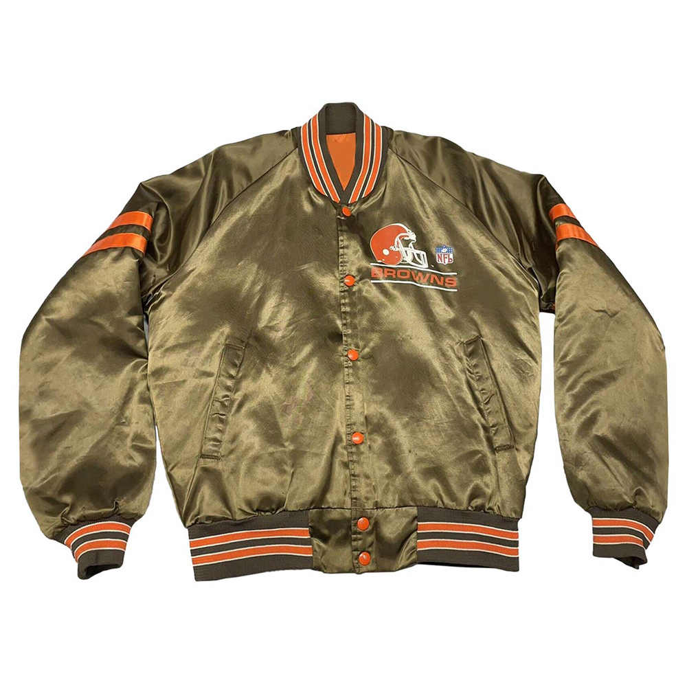 Football Cleveland Browns Vintage Satin Jacket