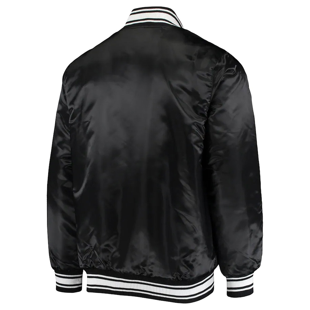 Locker Room Cleveland Browns Black Satin Jacket - Image 2