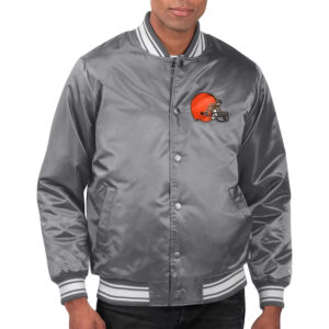 Locker Room Cleveland Browns Charcoal Jacket
