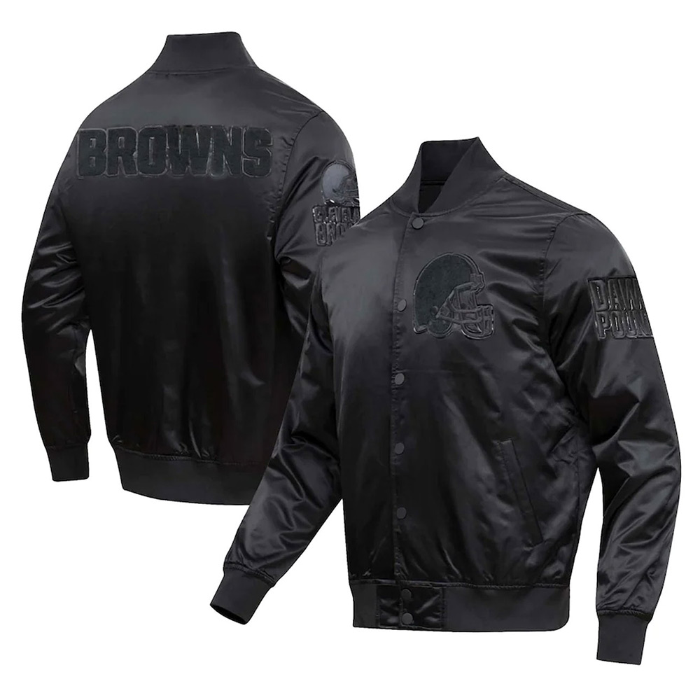 Cleveland Browns Black Triple Jacket - Image 3