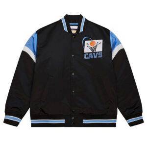 Cleveland Cavaliers Heavyweight Black Satin Jacket