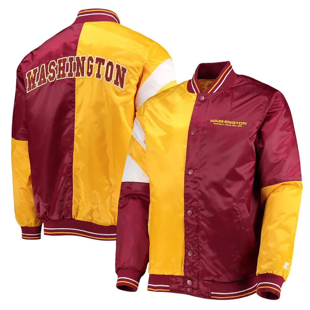 Color Block Washington Commanders Jacket - Image 3